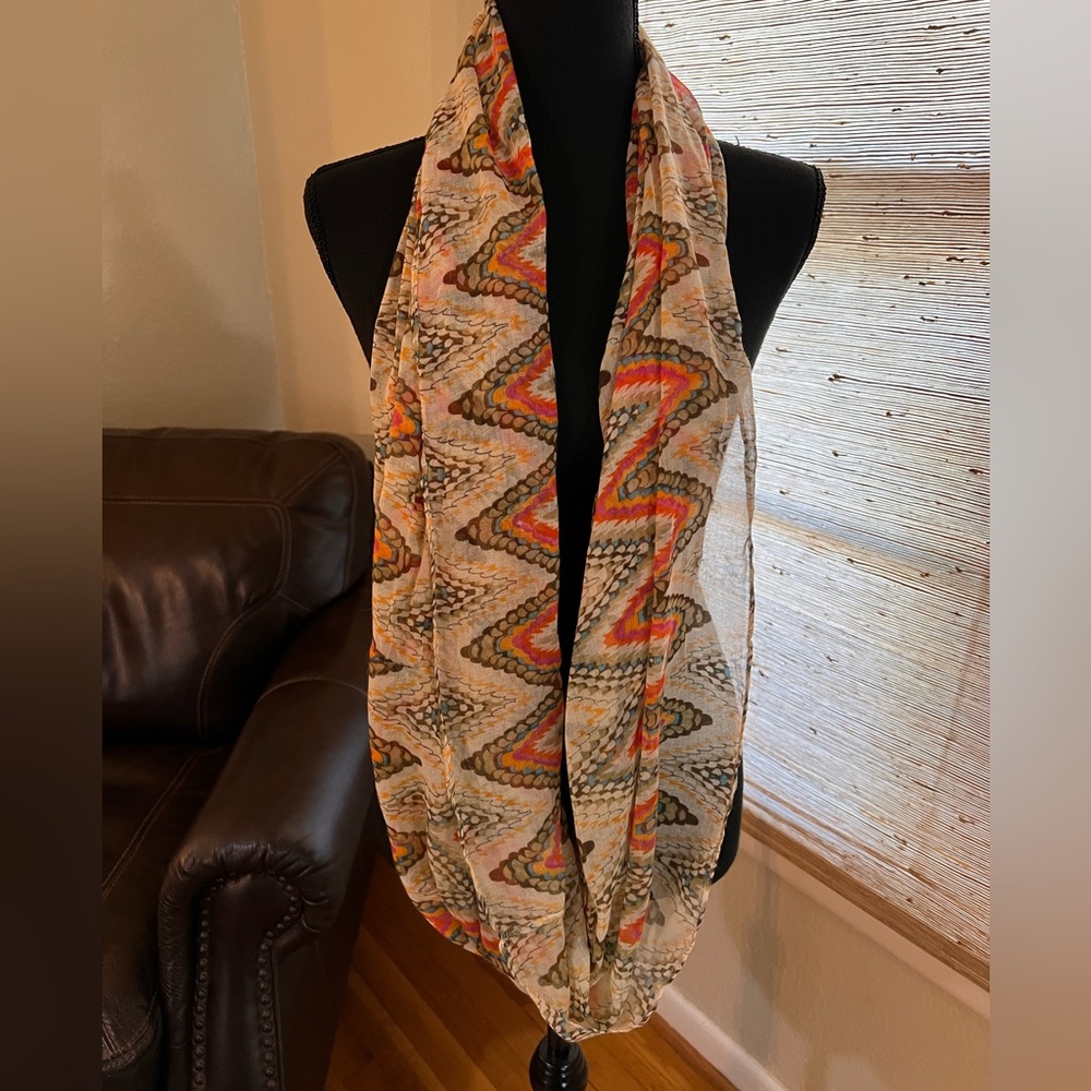 Ikat Infinity Scarf